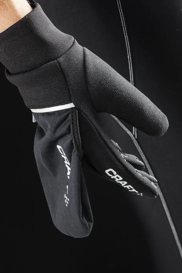 Craft Hybrid Weather Glove Black